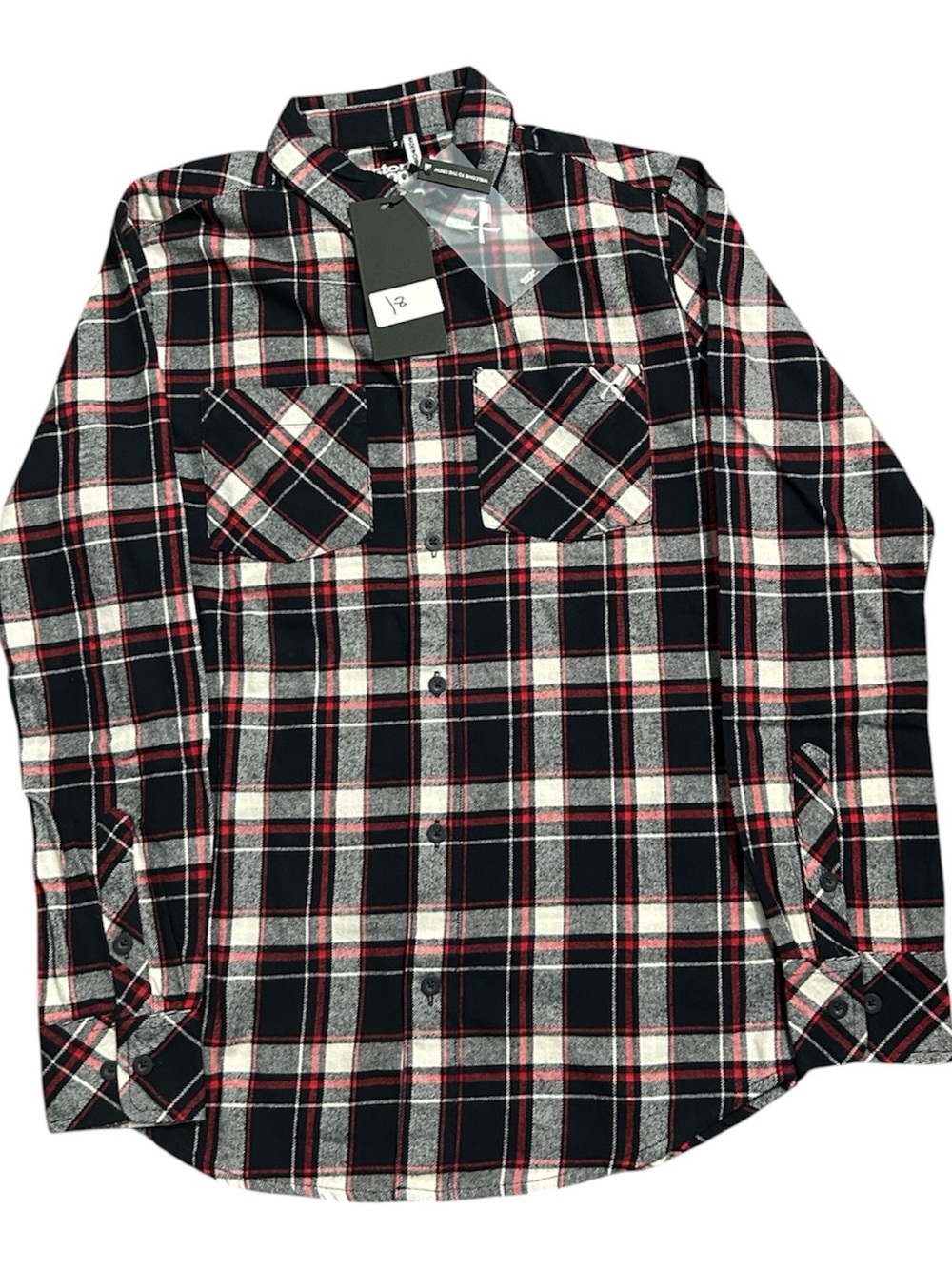NWT Distorted People Flannel Men’s S